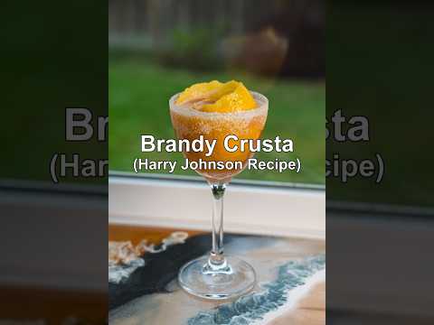 Cover image for How To Make A Brandy Crusta (Harry Johnson Recipe)